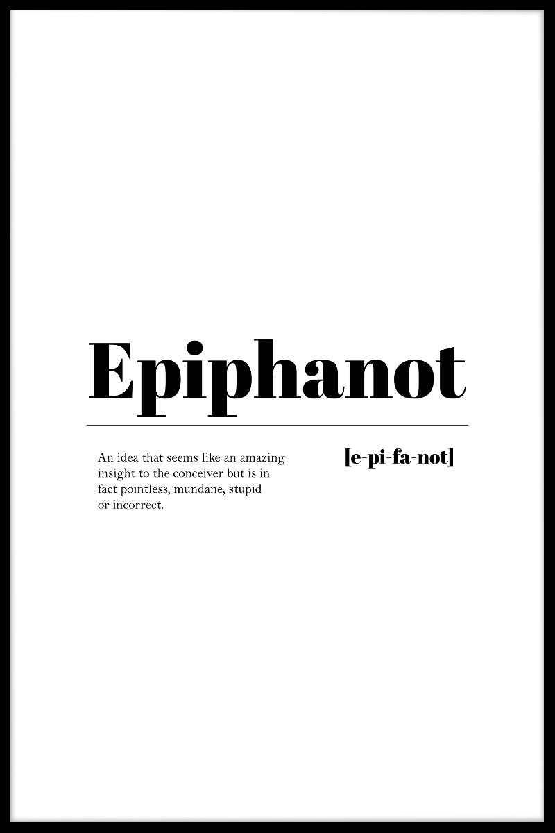 Epiphanot poster