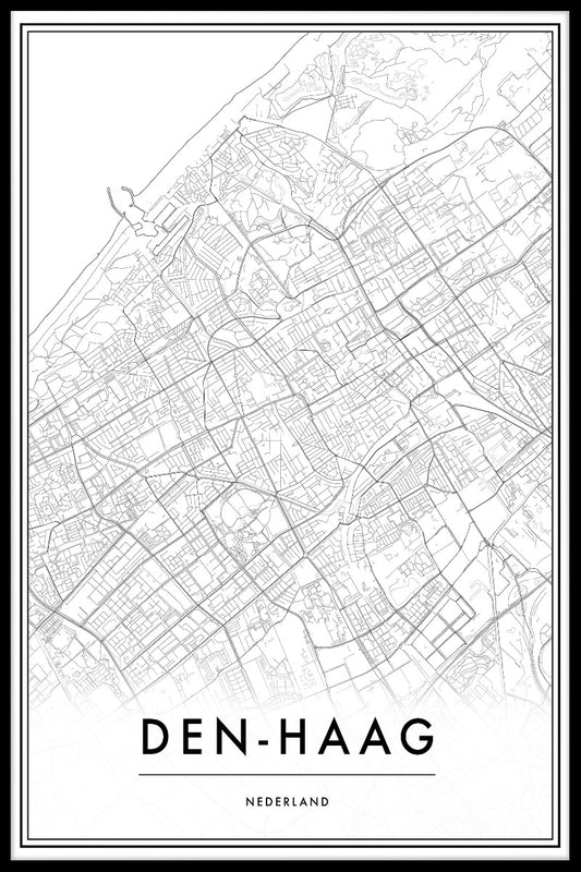 Den Haag kartposter