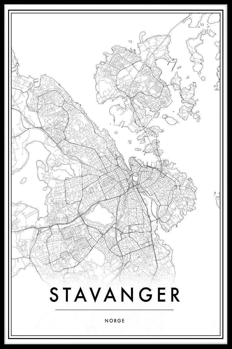 Stavanger kartposter