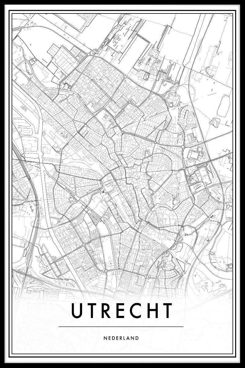 Utrecht kartposter