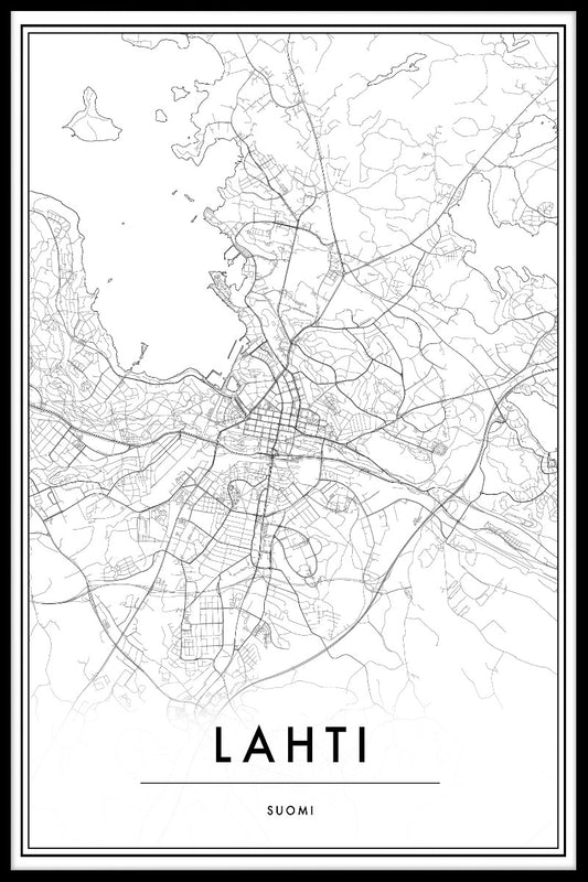 Lahtis kartposter