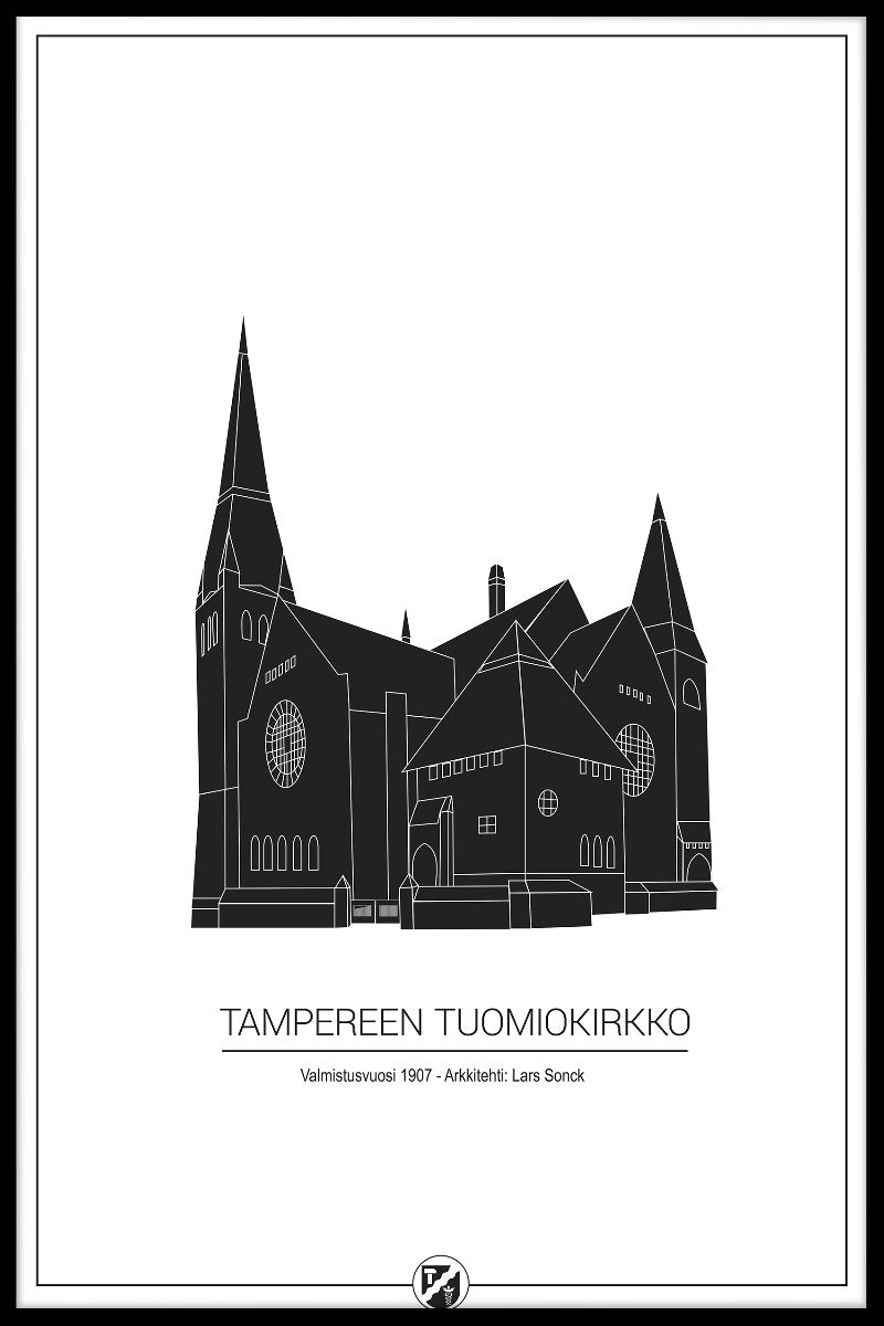 Tammerfors katedral poster