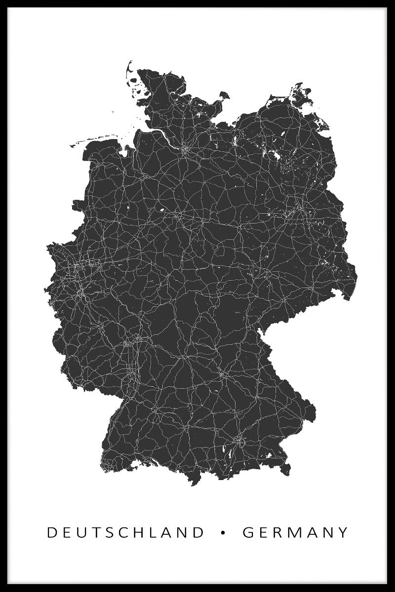 Tyskland kartposter