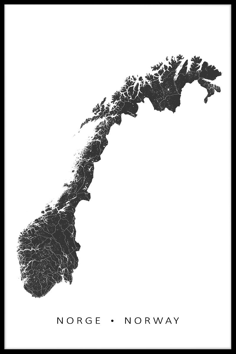 Norge kartposter