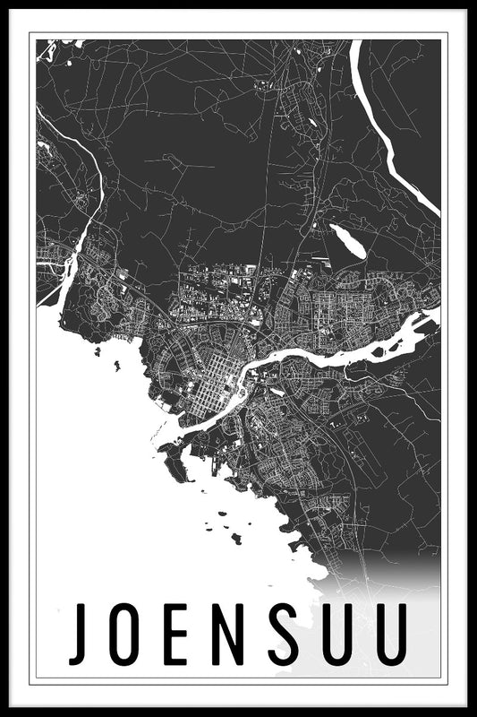 Joensuu kartposter