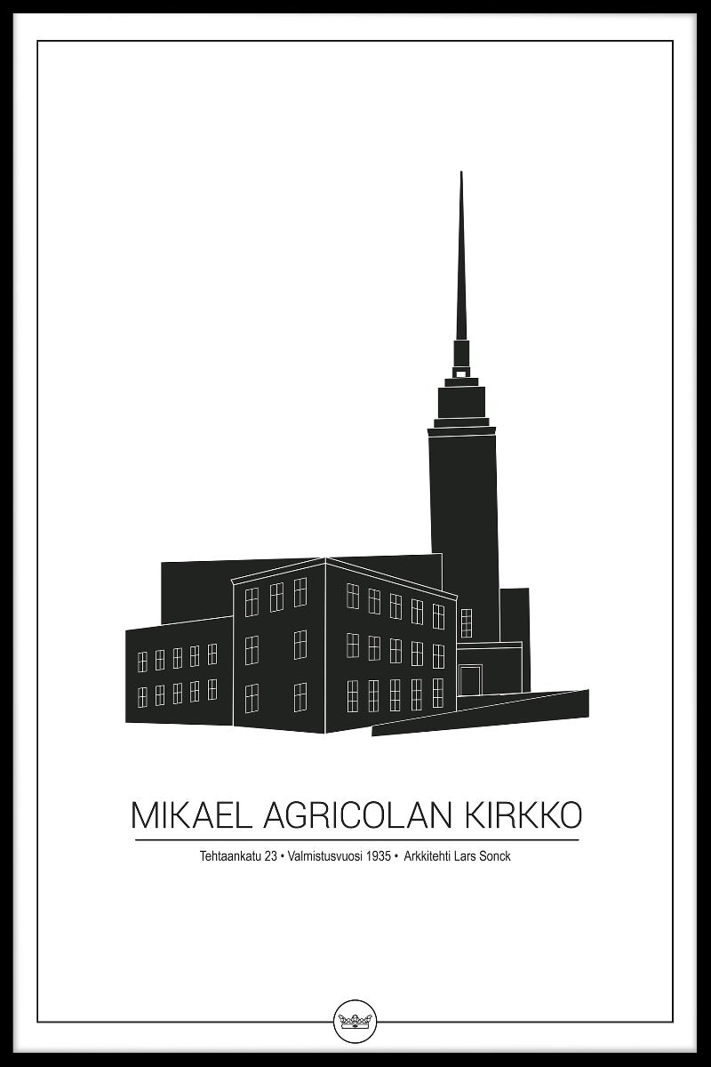Mikael Agricola kyrka poster