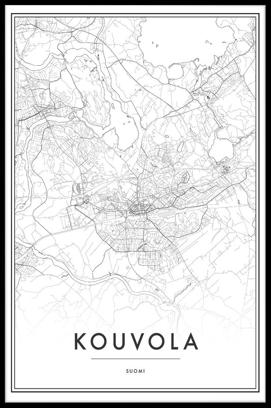 Kouvola kartposter