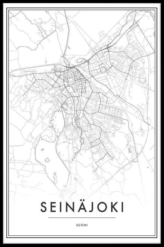 Seinäjoki Karta N02 Poster