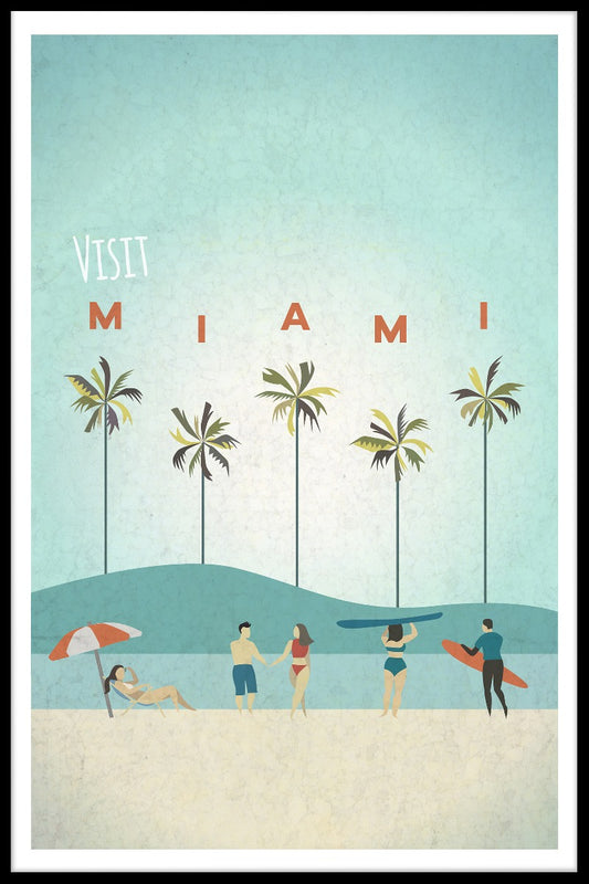 Besök Miami Poster