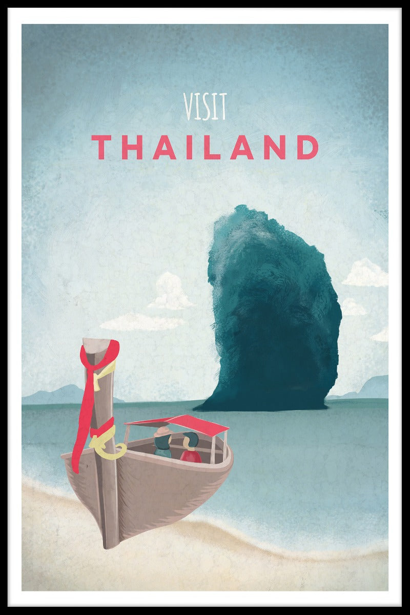 Besök Thailand poster