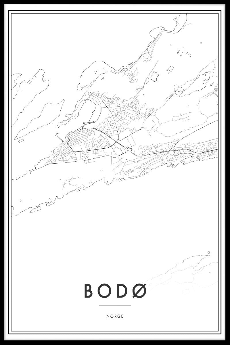 Bodø kartposter
