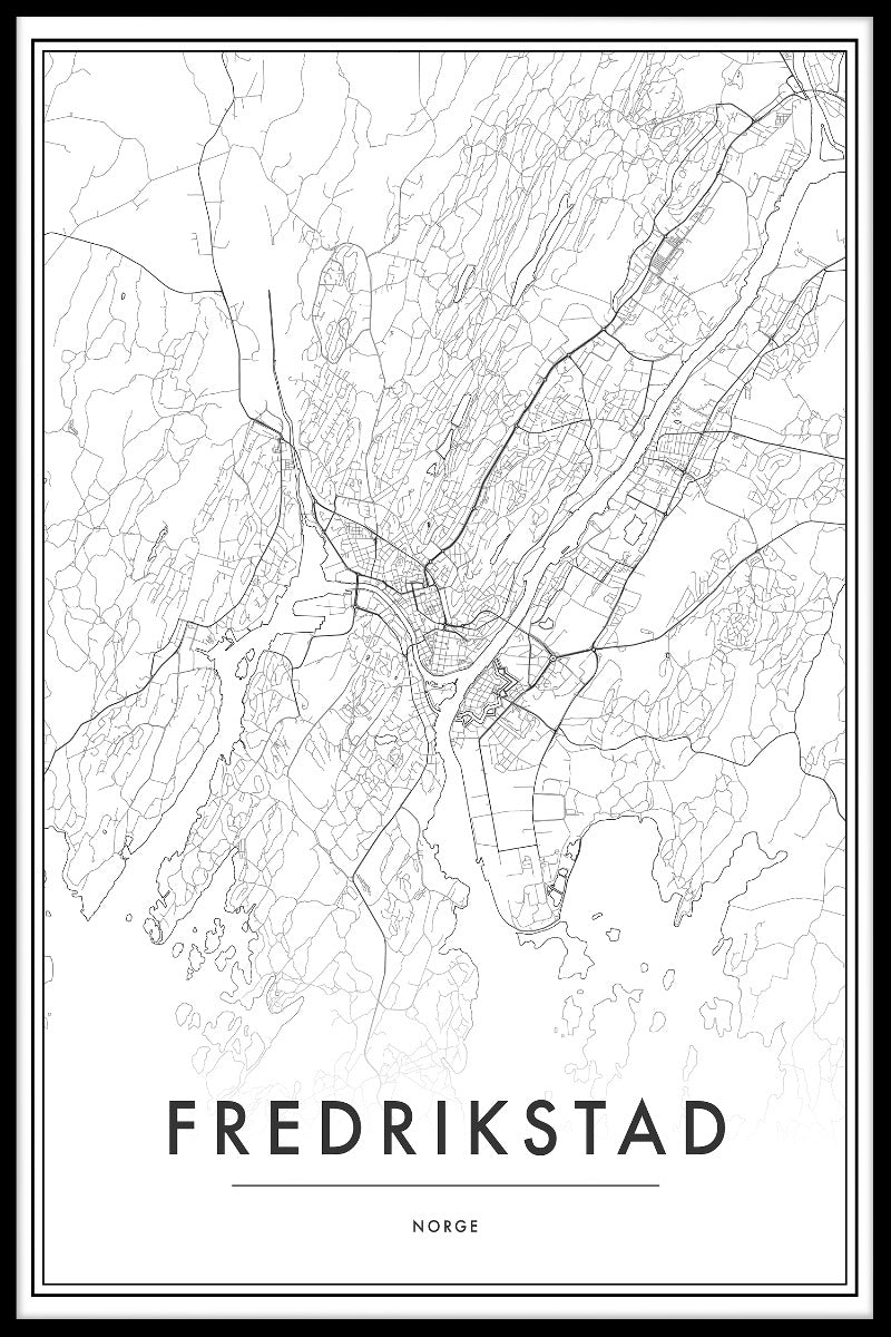 Fredrikstad Kartposter