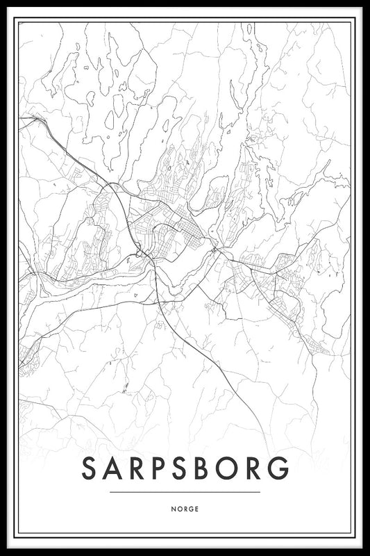 Sarpsborg Kartposter