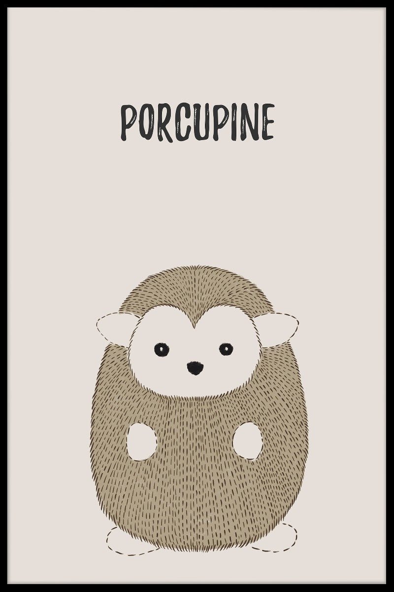 Porcupine barn poster