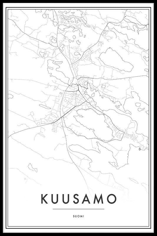 Kuusamo kartposter