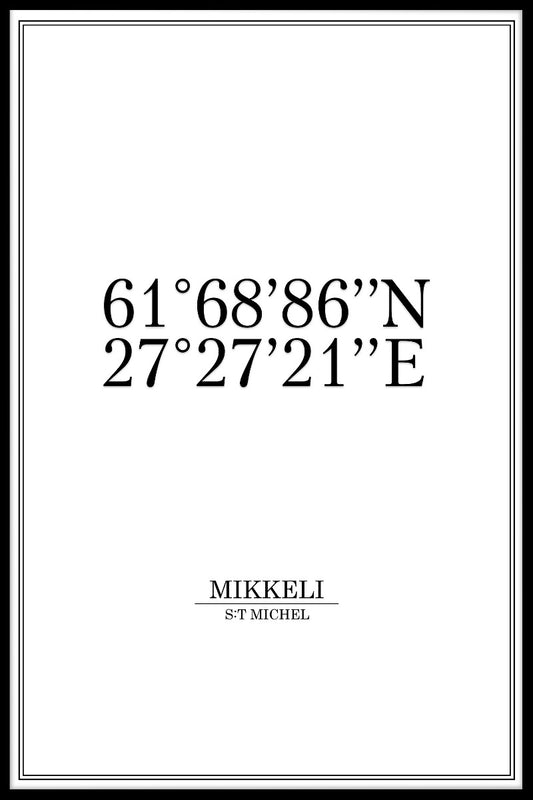 poster Micheli Coordinates