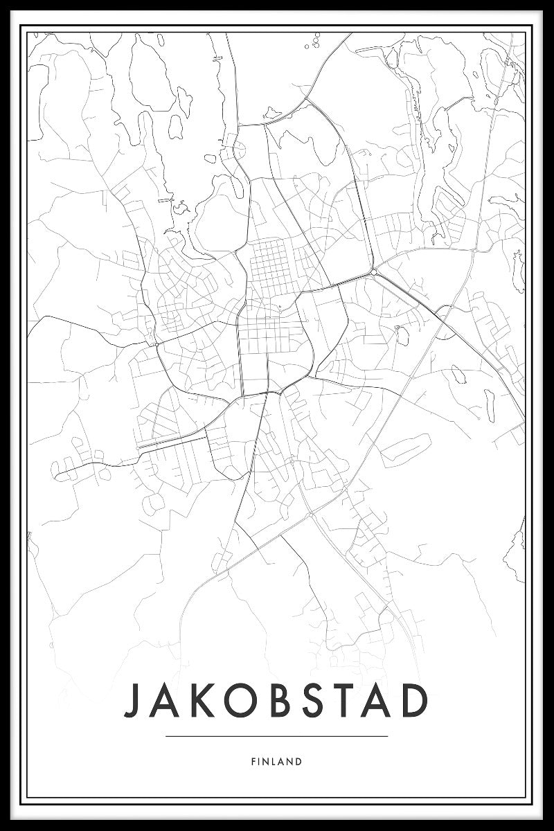 Jakobstad Kartposter