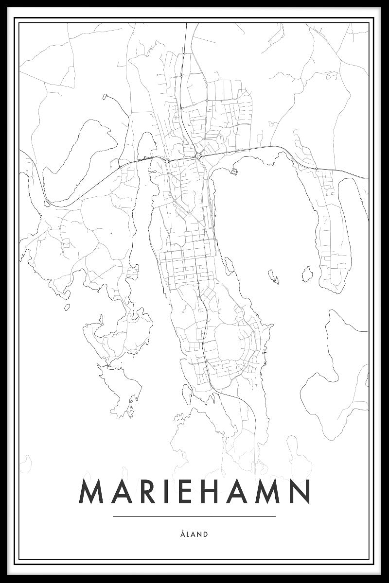 Mariehamn Kartposter