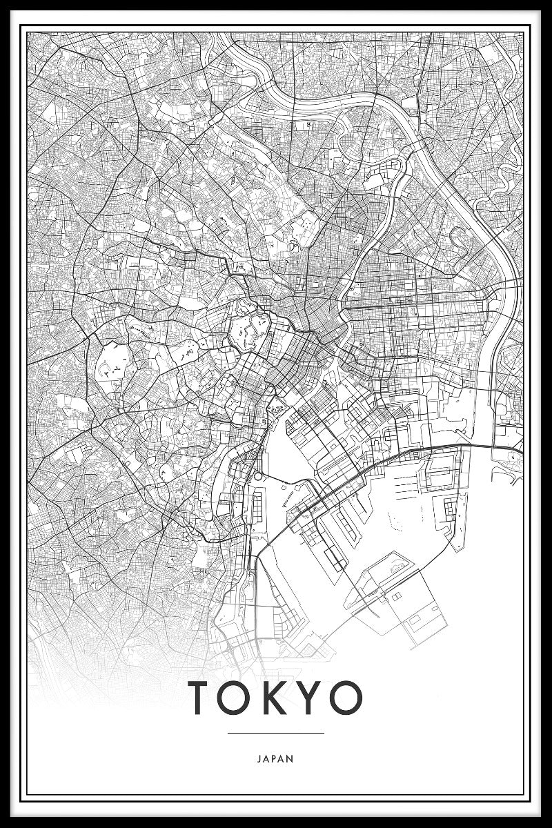 Tokyo kartposter