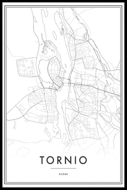 Tornio kartposter