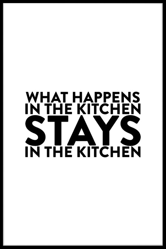 Vad händer i köket poster