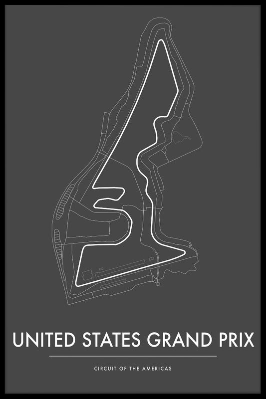Circuit of the Americas US GP poster