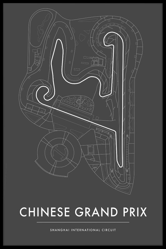 Shanghai kinesiska GP poster