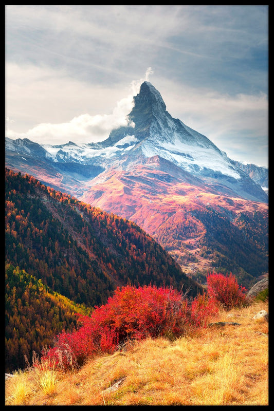 Matterhorn Alperna höstposter