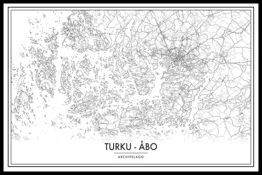 Kartposter för Åbo skärgårdskarta