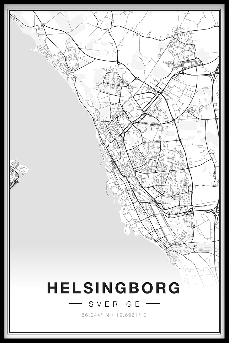 Helsingborg Kartposter