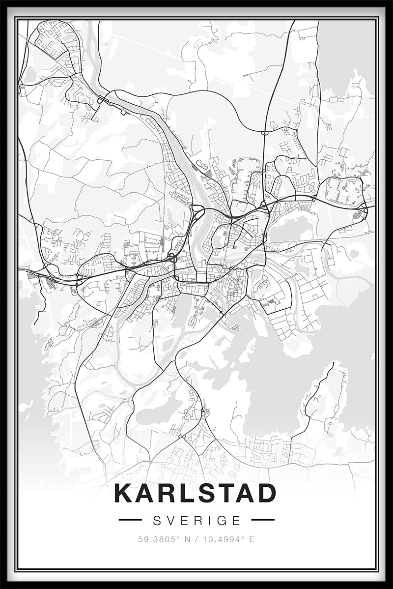 Karlstad Kartposter