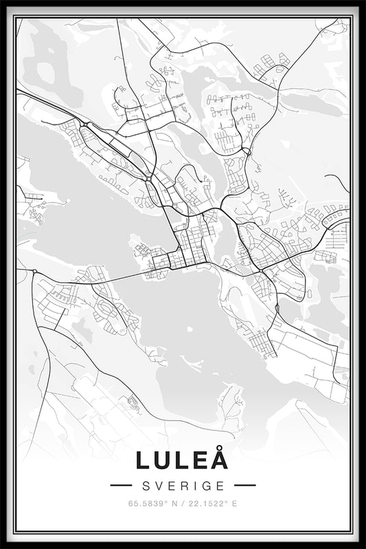 Luleå Kartposter