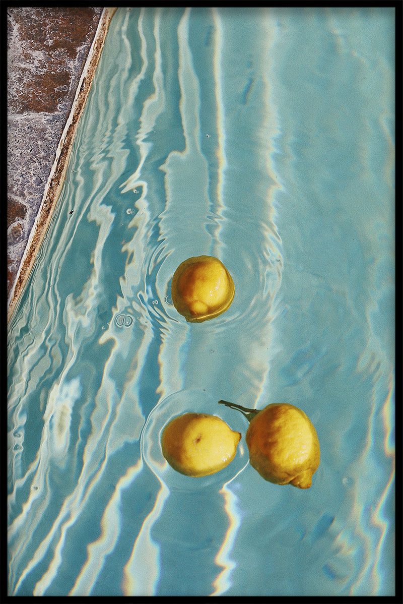 Pool citroner poster