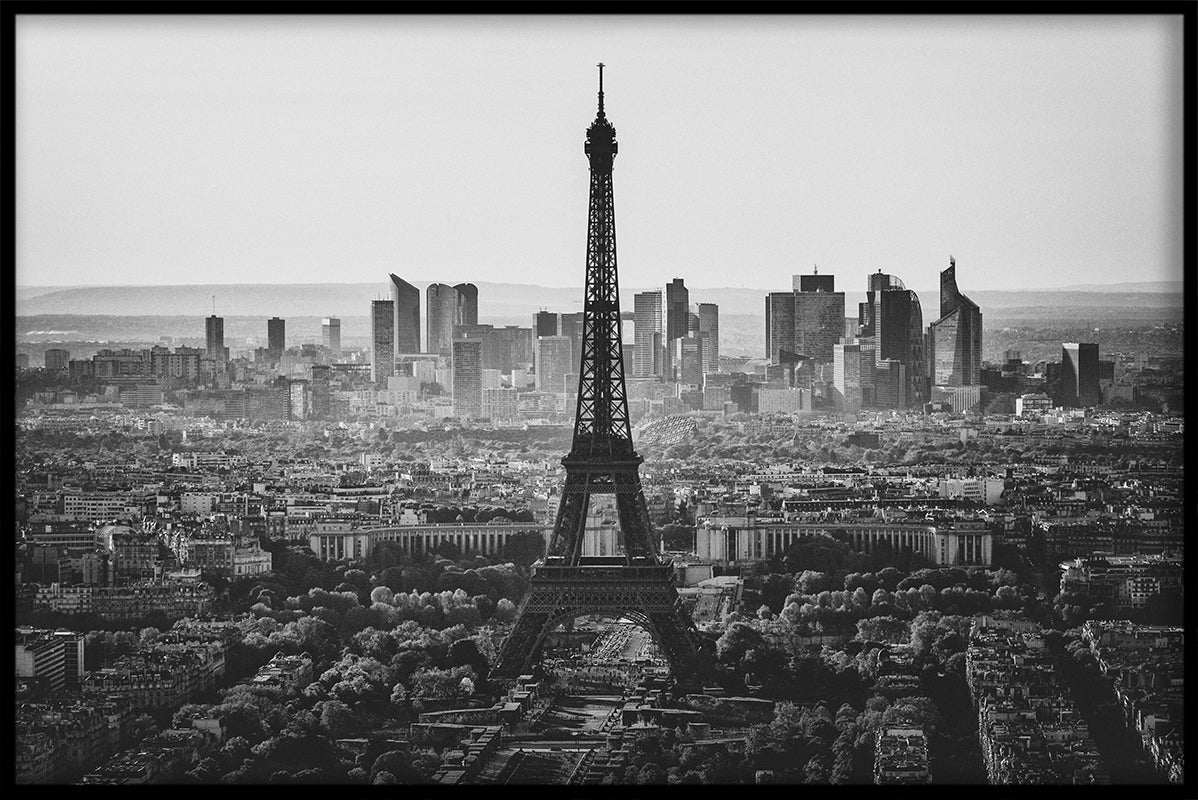 Paris Eiffel Visa poster