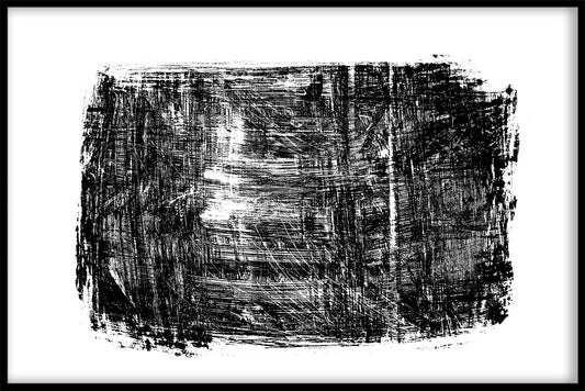 Abstrakt svart konstposter