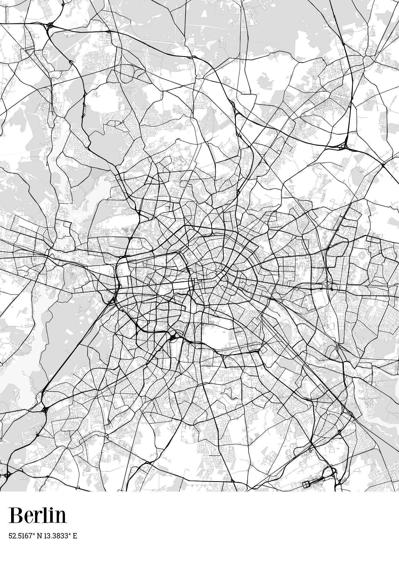 Stadskarta med nål exempel