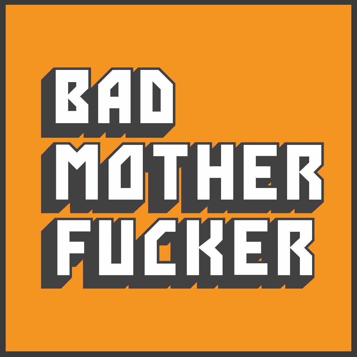 Bad Mother Fucker Pulp Fiction poster
