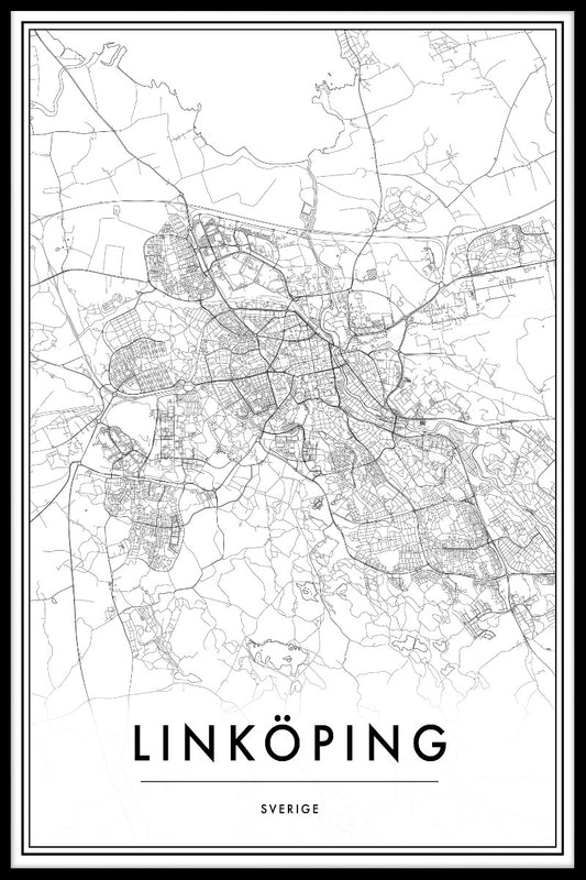 Linköping Kartposter